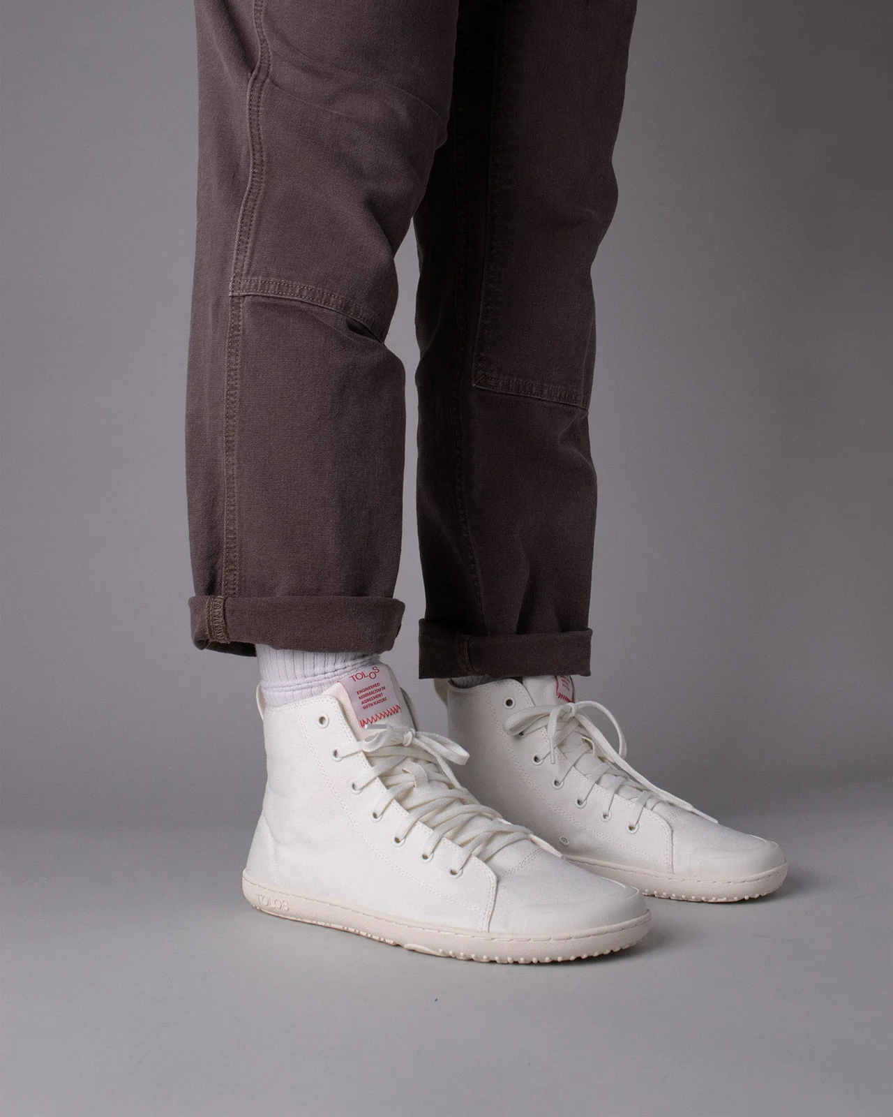 Tolos Canvas High Barefoot — Белый, фото 5