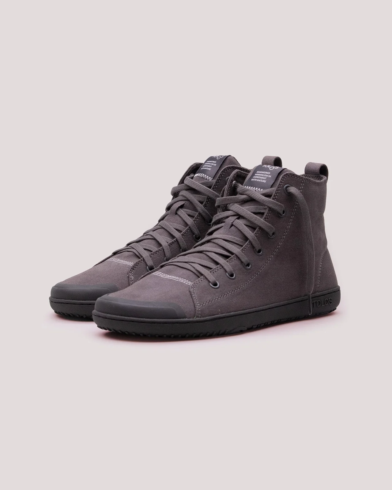 Tolos Canvas High Barefoot — Винтажный чёрный/чёрный, фото 2