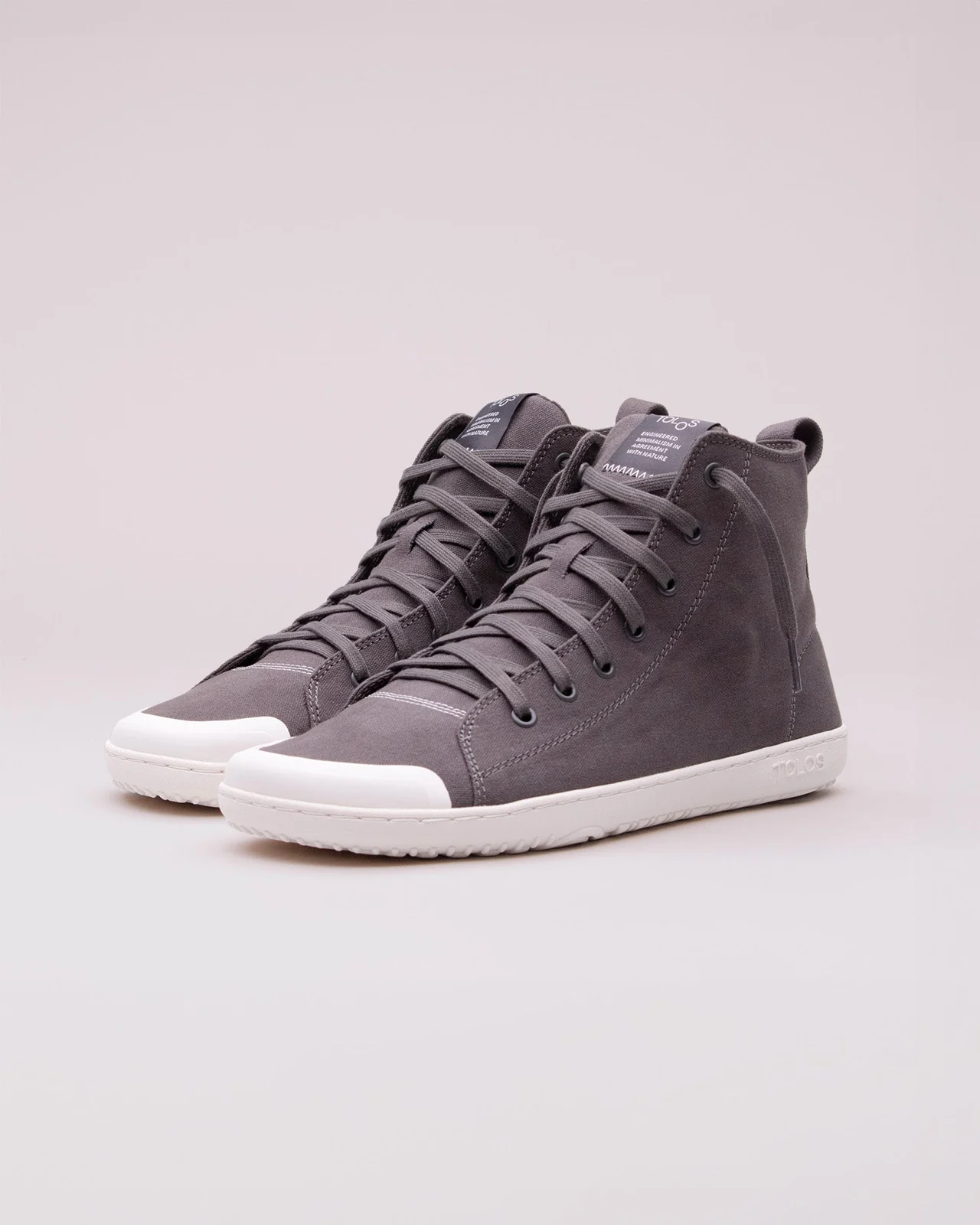 Tolos Canvas High Barefoot — Винтажный чёрный/белый, фото 4