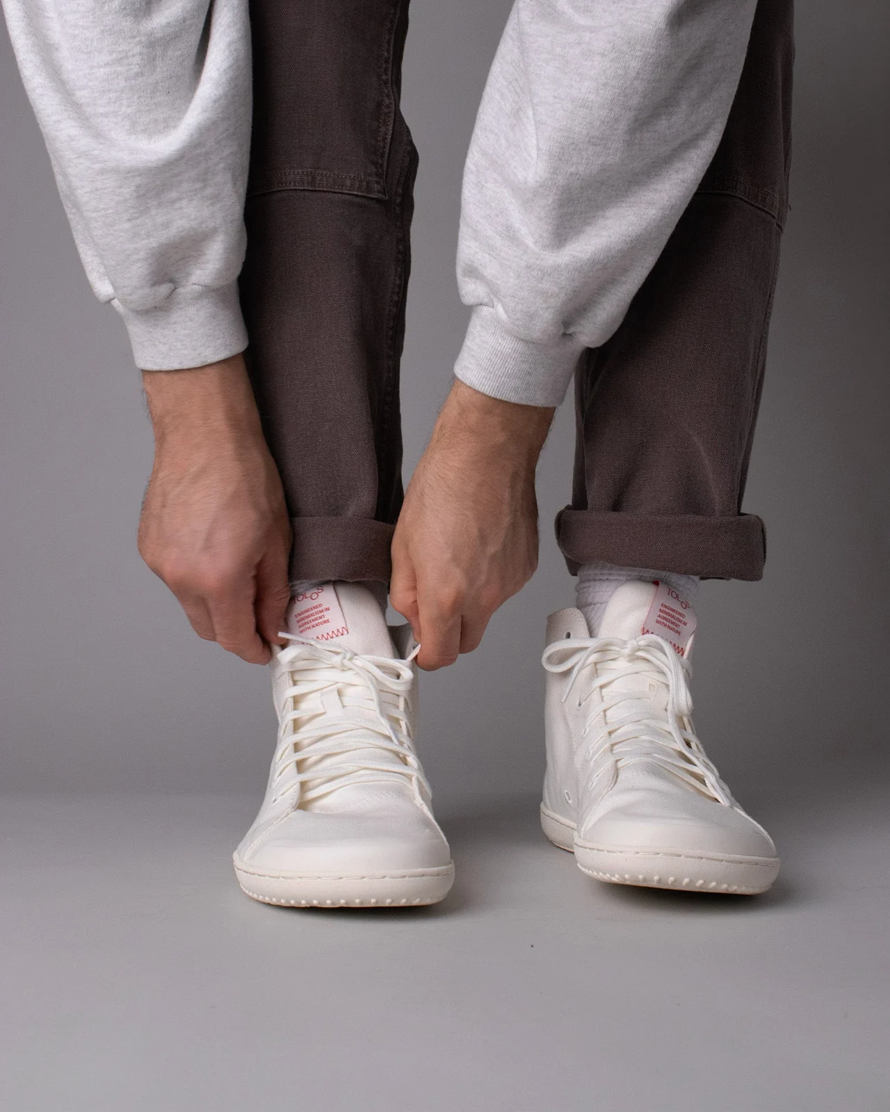 Tolos Canvas High Barefoot — Белый, фото 6