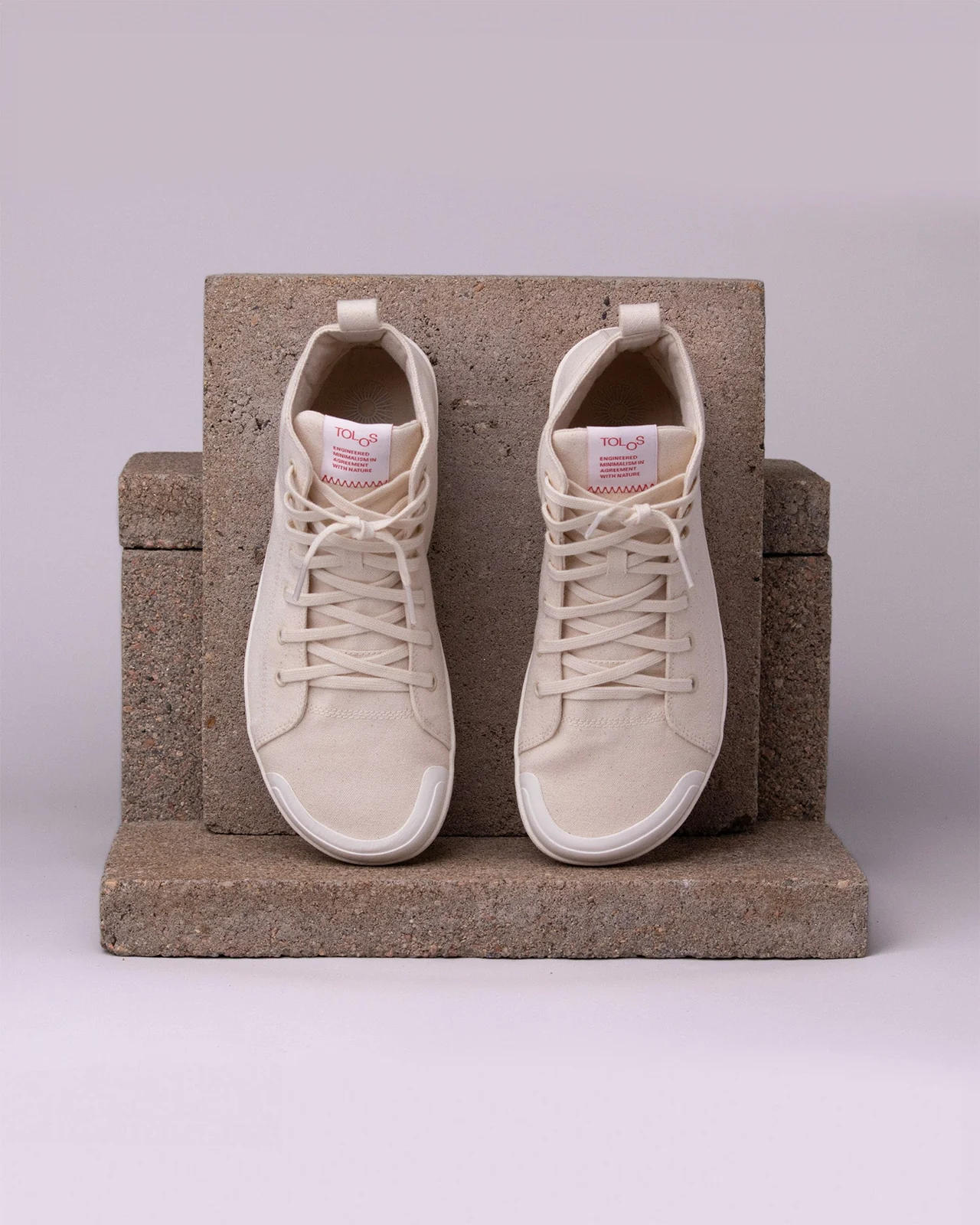 Tolos Canvas High Barefoot — Натуральный, фото 4