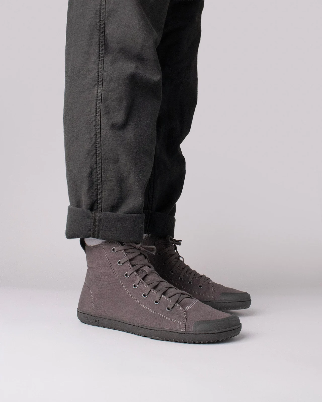Tolos Canvas High Barefoot — Винтажный чёрный/чёрный, фото 5