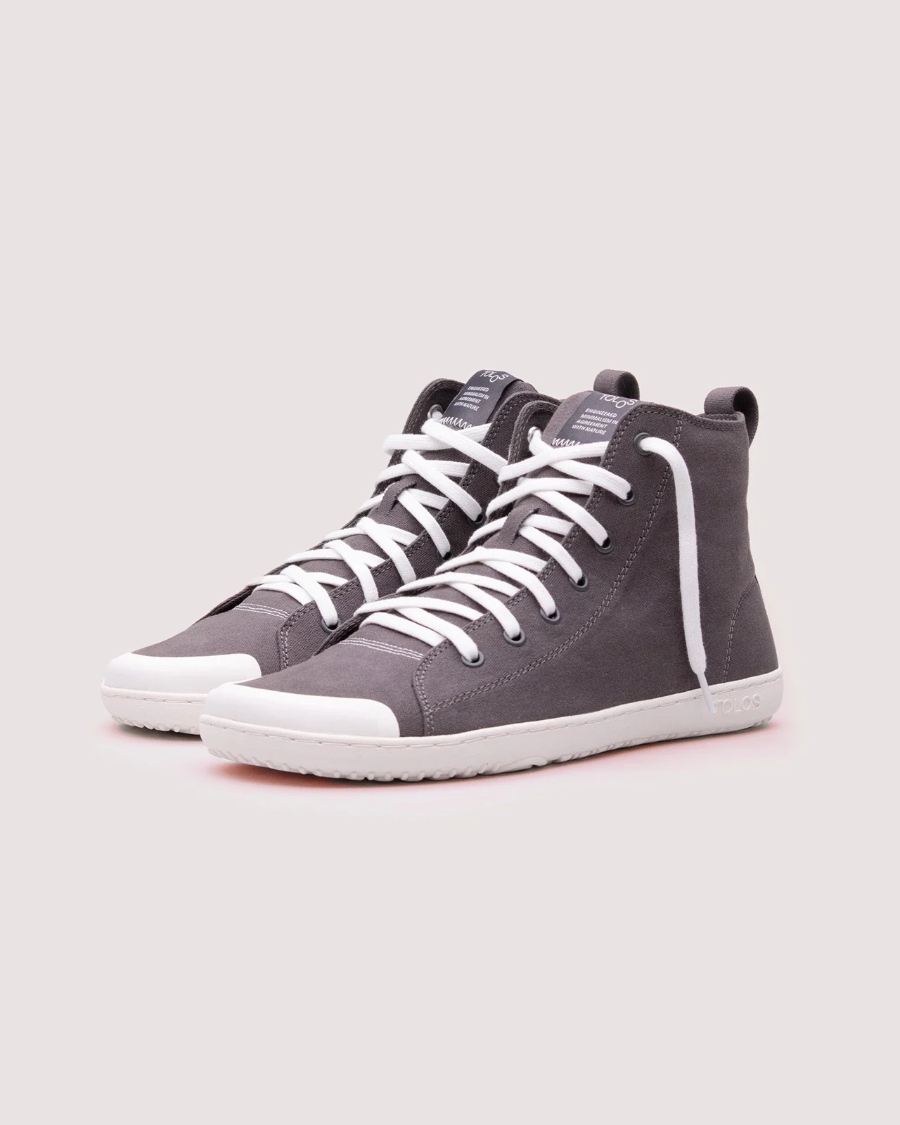 Tolos Canvas High Barefoot — Винтажный чёрный/белый, фото 2
