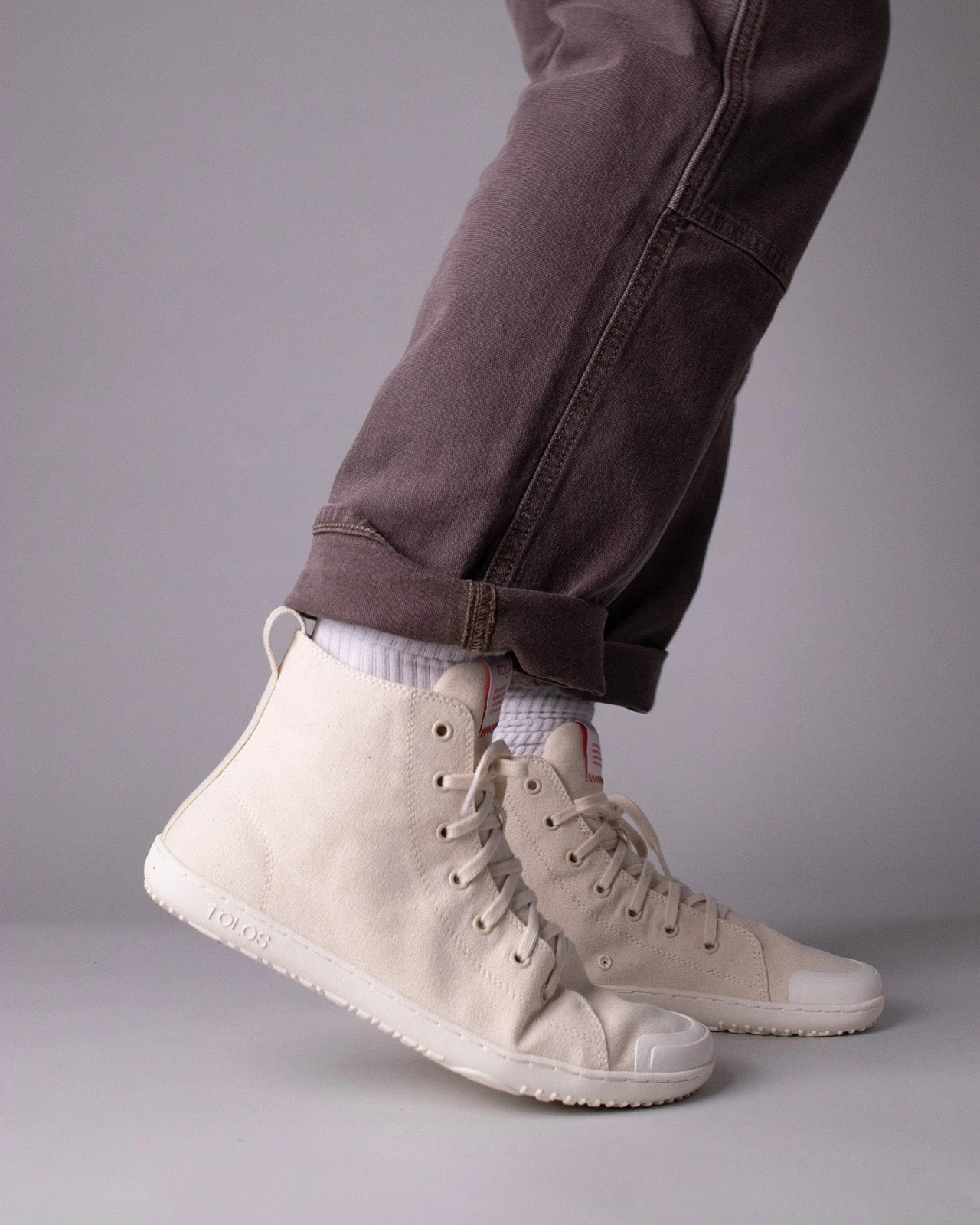 Tolos Canvas High Barefoot — Натуральный, фото 6