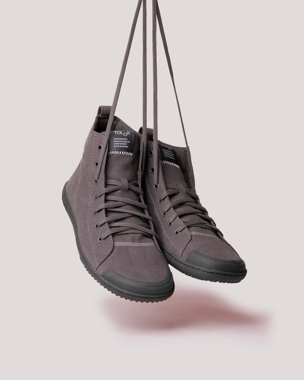 Tolos Canvas High Barefoot — Винтажный чёрный/чёрный, фото 4